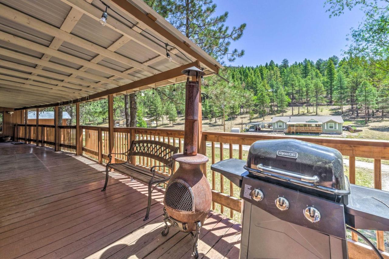 Quiet Cloudcroft Cabin With Porch And Gas Grill! Zewnętrze zdjęcie