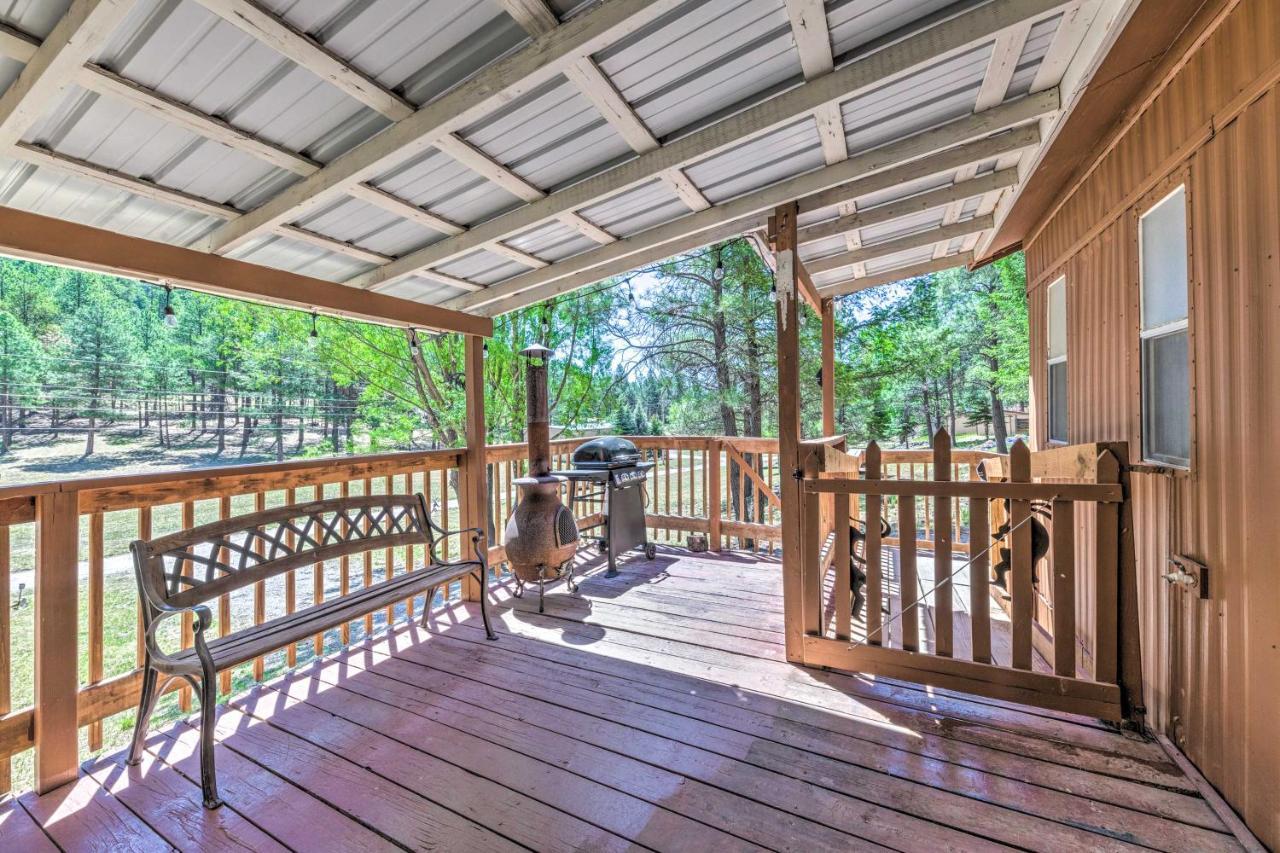 Quiet Cloudcroft Cabin With Porch And Gas Grill! Zewnętrze zdjęcie